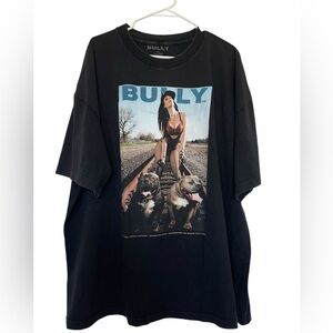 Bully Brand 3XL Graphic Tee Jayngo & Romeo Dogs Unisex Black